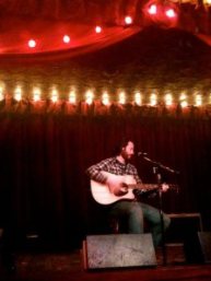 Singing solo @ Jalopy Theater, 2010